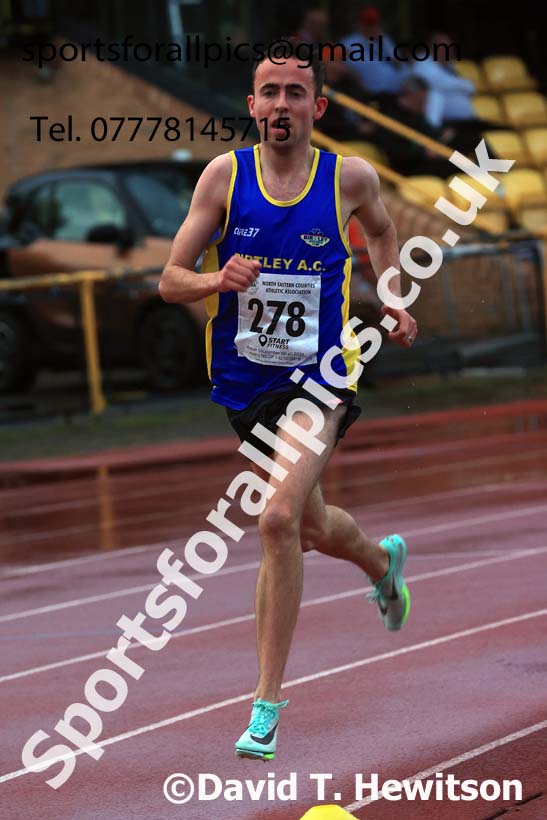 3000 metres, NEGP 2, Monkton Stadium.  Photo: David T. Hewitson/Sports for All Pics